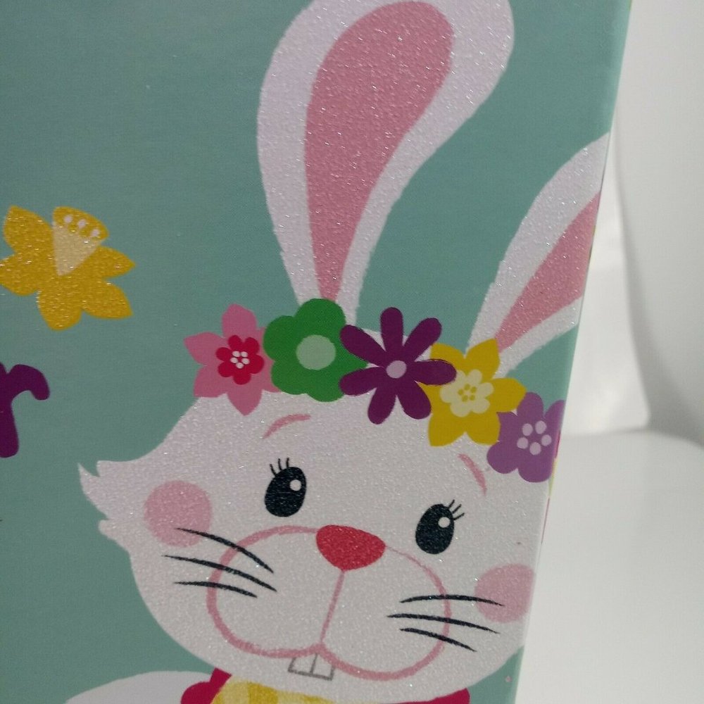 Easter Basket Bunny Rabbit Cardboard - Picture 7 of 13